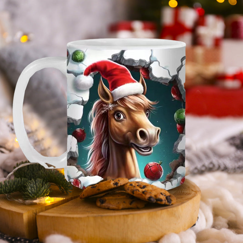 Christmas Animal Pattern Mug
