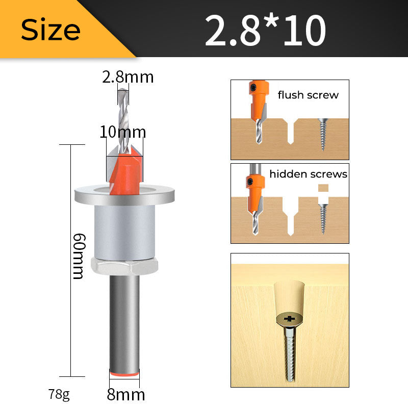 Alloy Countersink Drill Bits