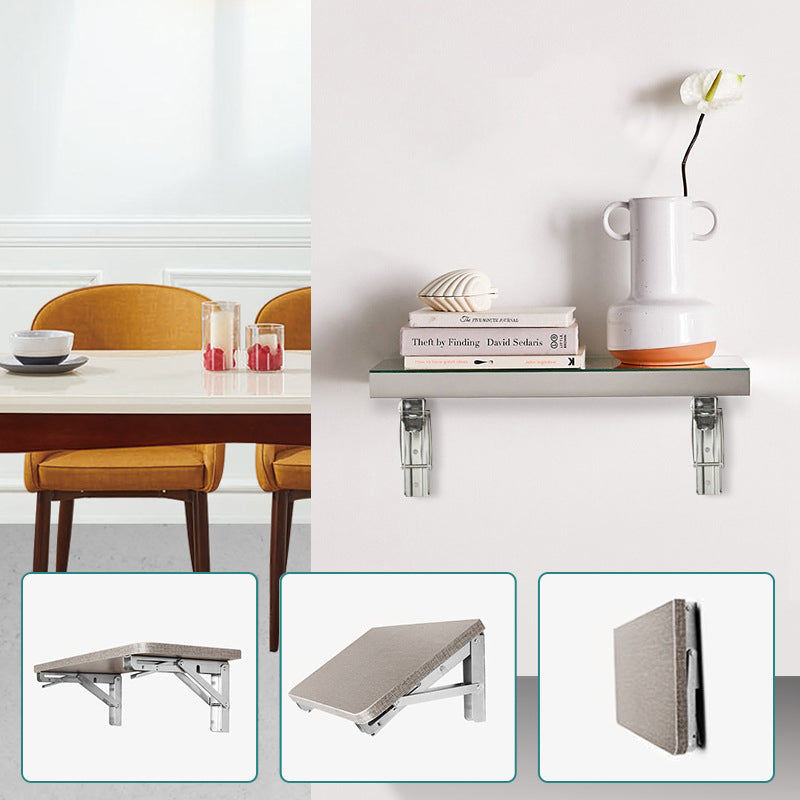 Foldable Triangular Partition Bracket
