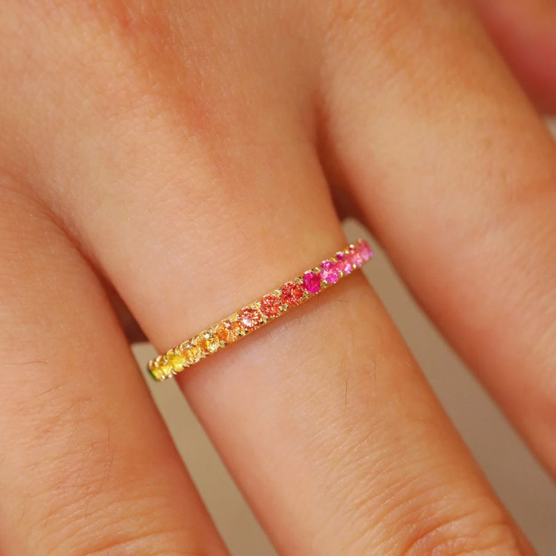 Colored Diamond Ring