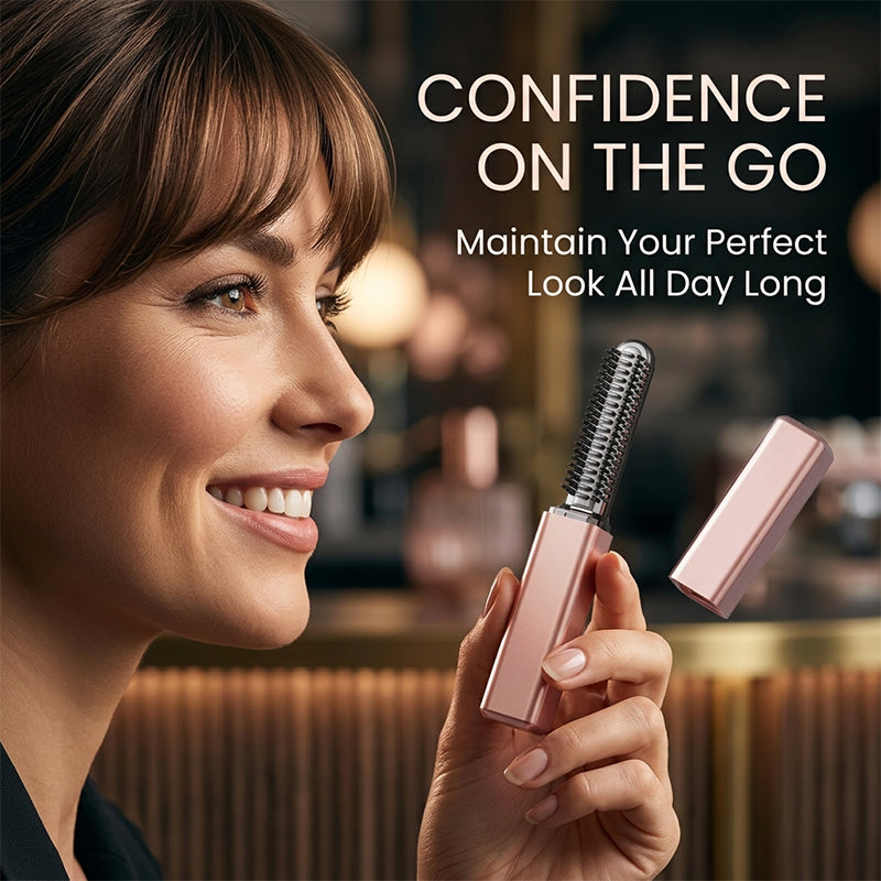 Mini Cordless Heated Bangs Styling Comb