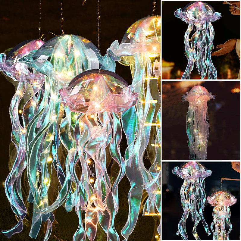 Ribbon Jellyfish Lamp