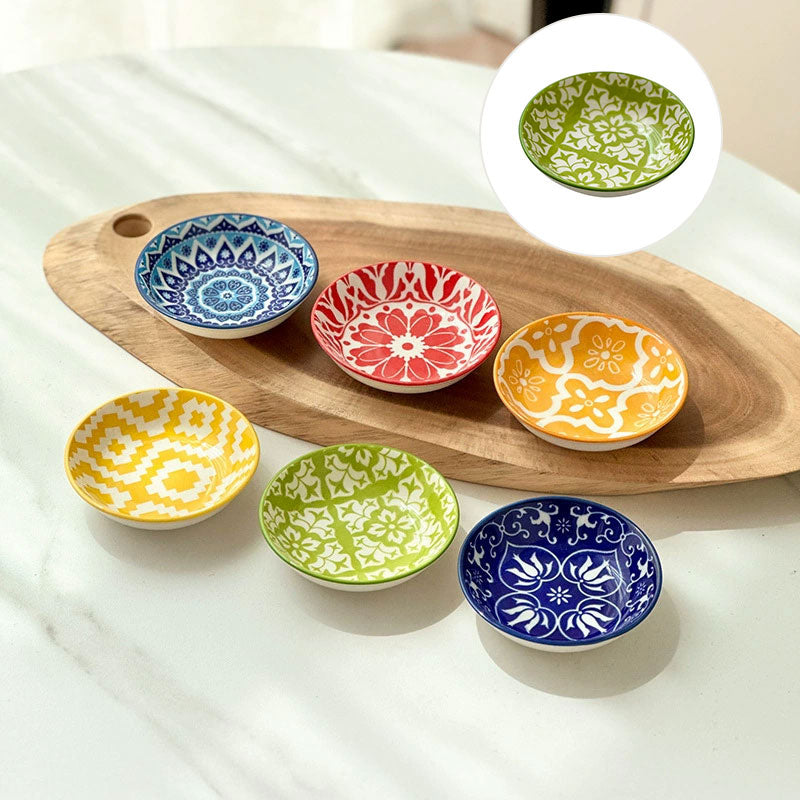 Ceramic Bohemian Flavour Plate Dipping Plate