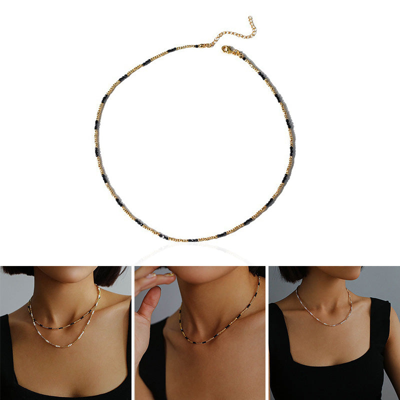 Twilight Golden Beans Necklace
