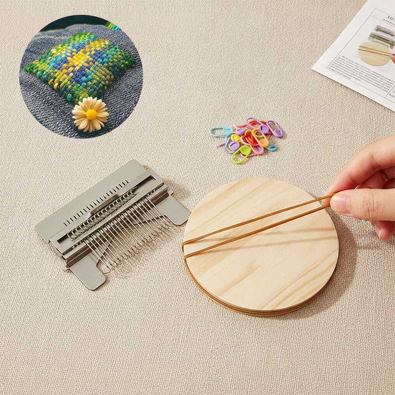 Mini Darning Loom Speed Weaving Tool
