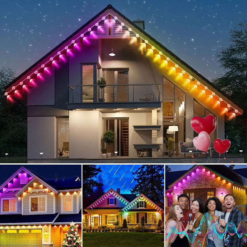Connectable Outdoor Waterproof Eave Lights