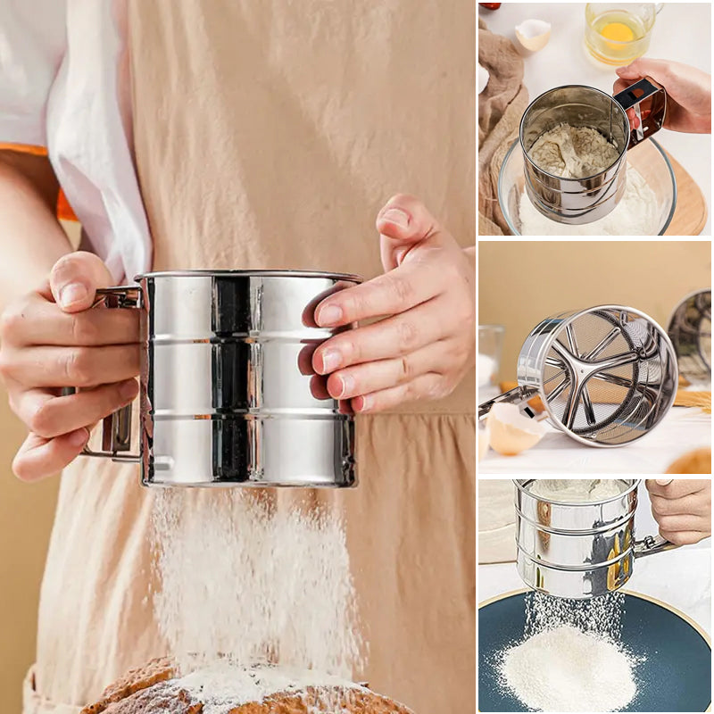 Semi Automatic Multifunctional Baking Flour Sifter Cup