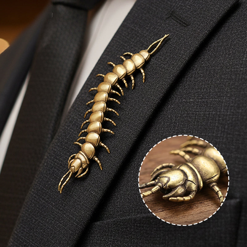 Bold Centipede Shirt Clip