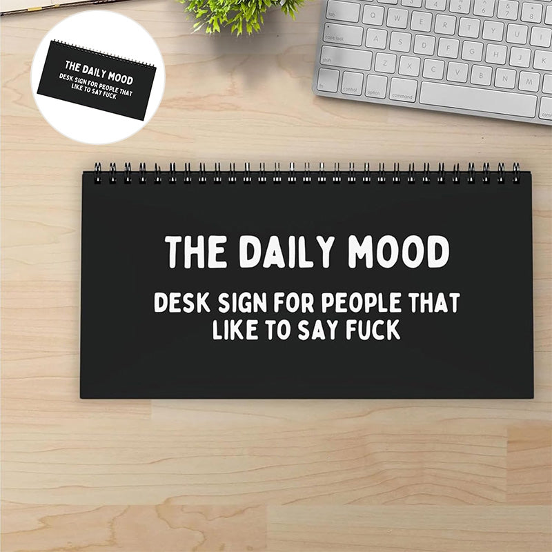 The Daily Mood Desk Sign