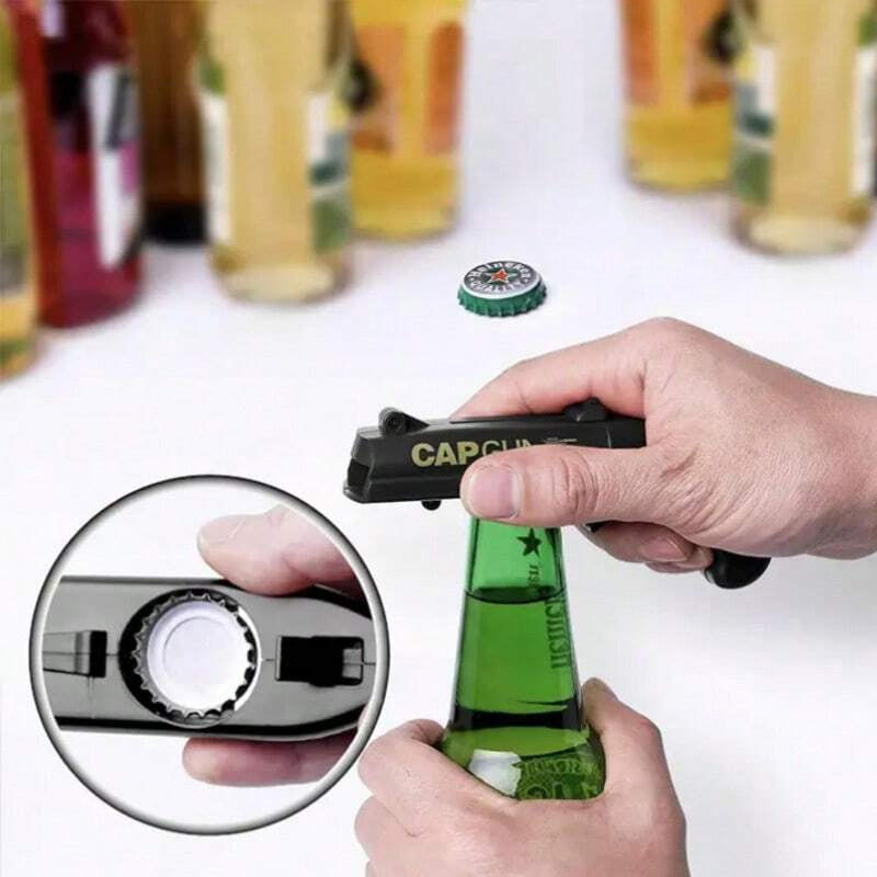 Ejector bottle opener