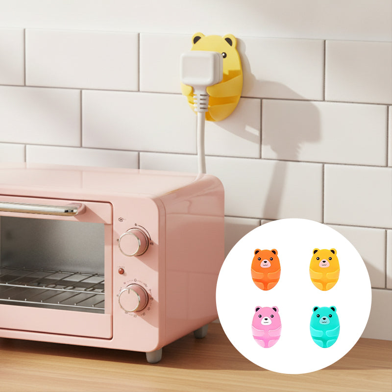 Strong Adhesive Wall Plug & Cord Organizer