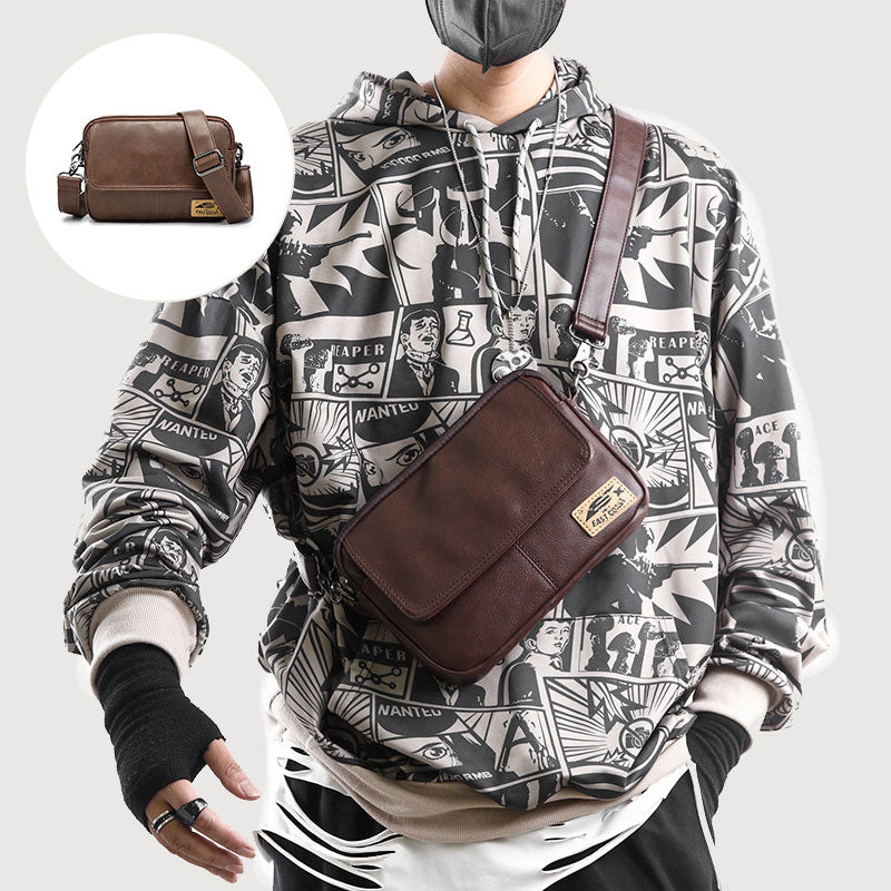 Square Vintage Messenger Bag