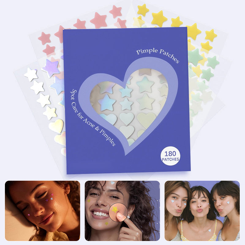 Colourful Hydrocolloid Acne Patches