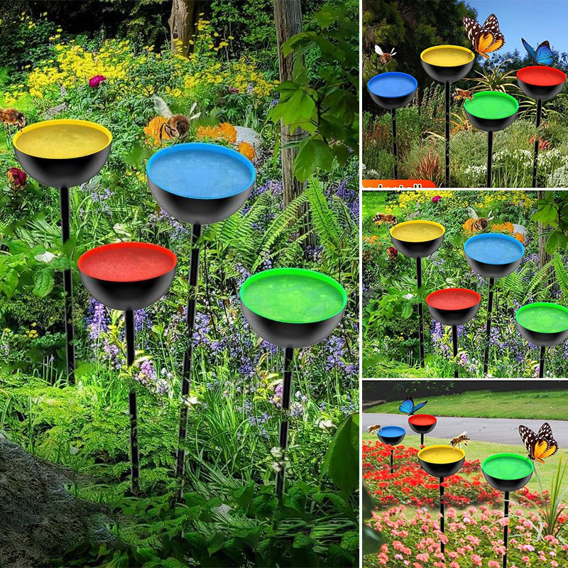 Rusty Rain Catchers Bird Feeder