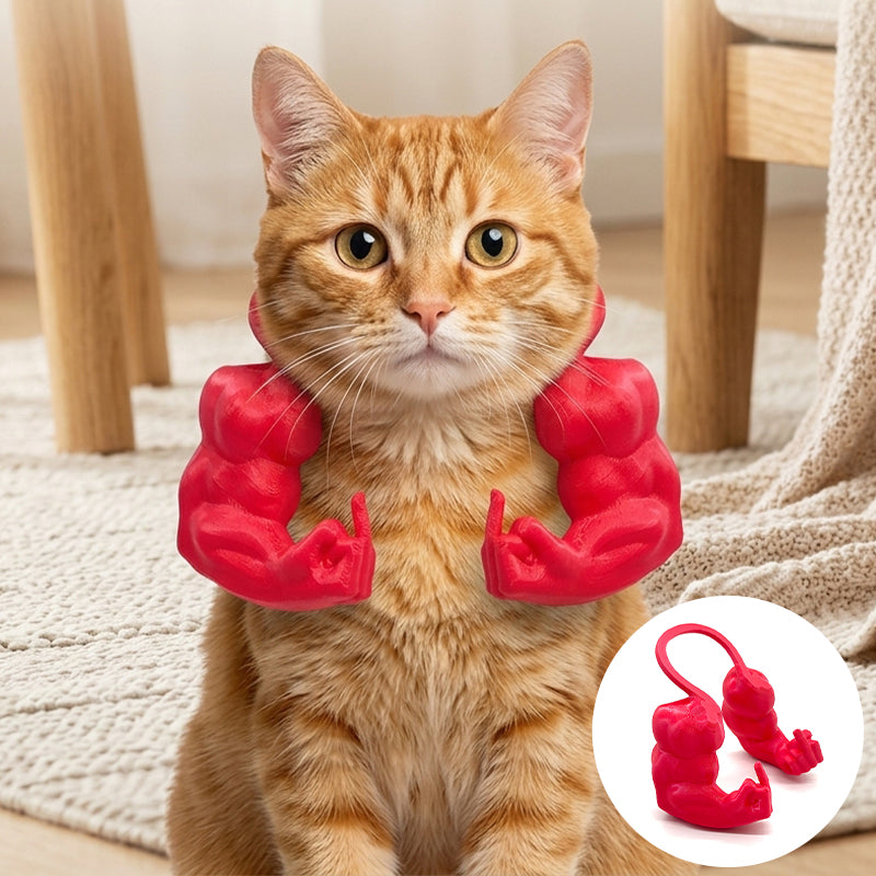 Funny Cat Muscle Arms Toy