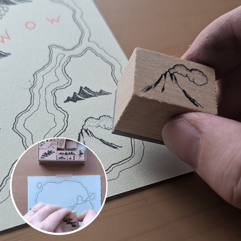 Handmade Map Making Stamp Kit