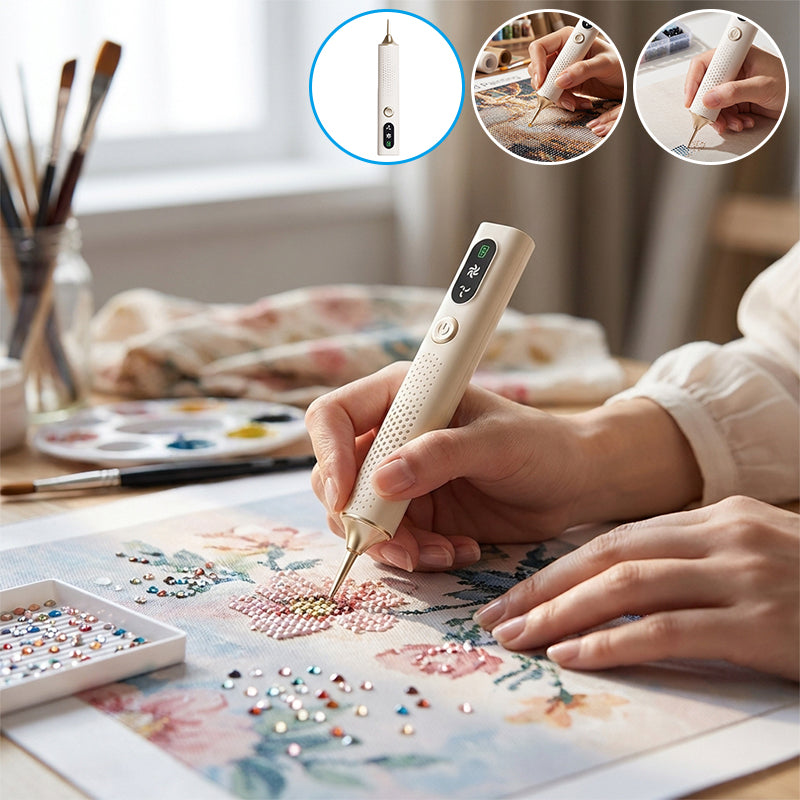 Electric rhinestone picker pen