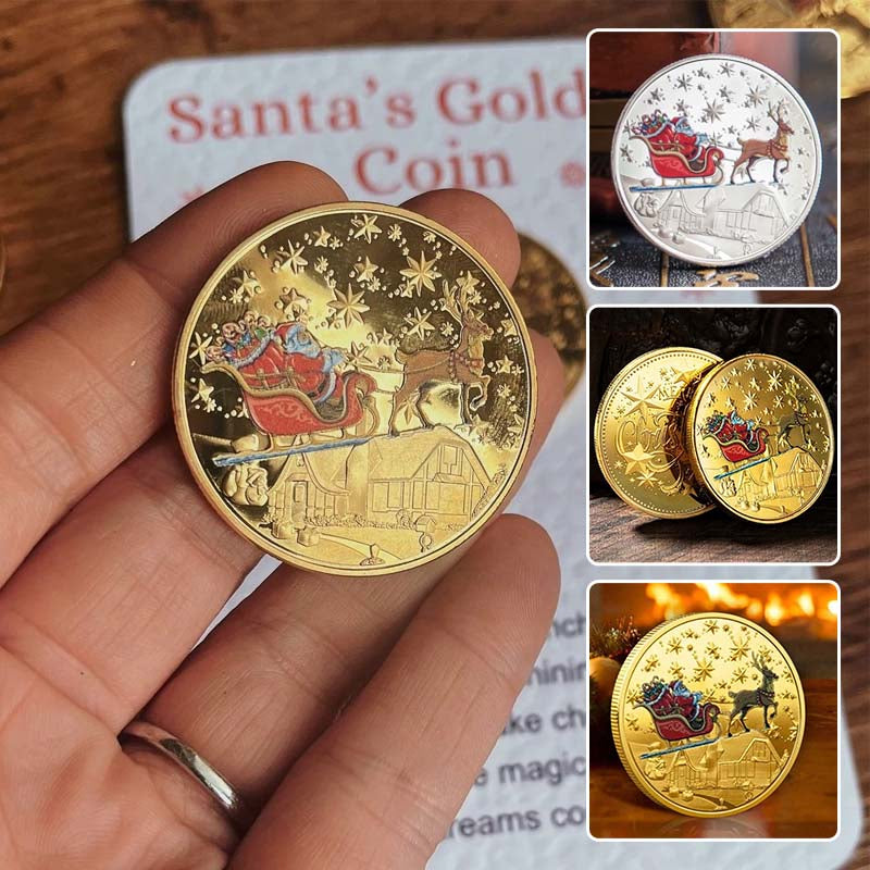 Santa Gold Coins for Christmas Eve Boxes