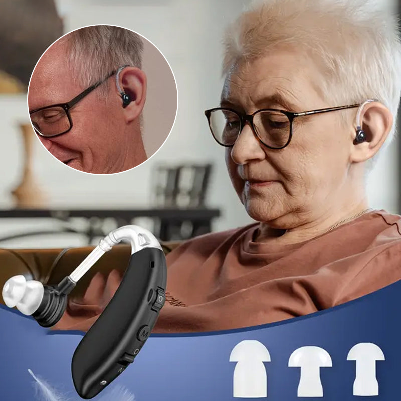 USB Rechargeable Bluetooth Hearing Aid Headphones