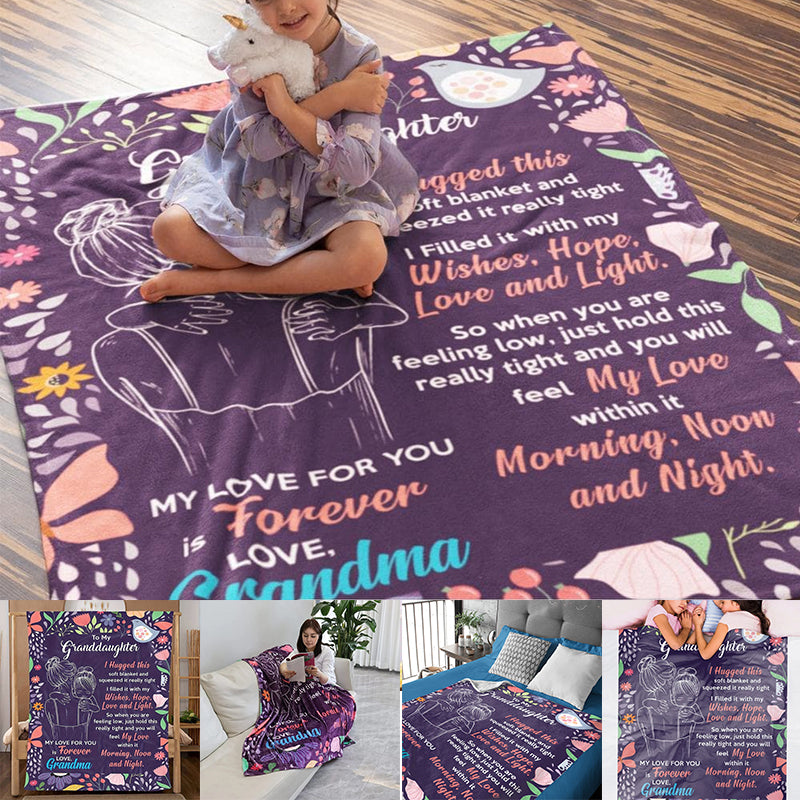 Granddaughter's Gift-Sweet Words Blanket