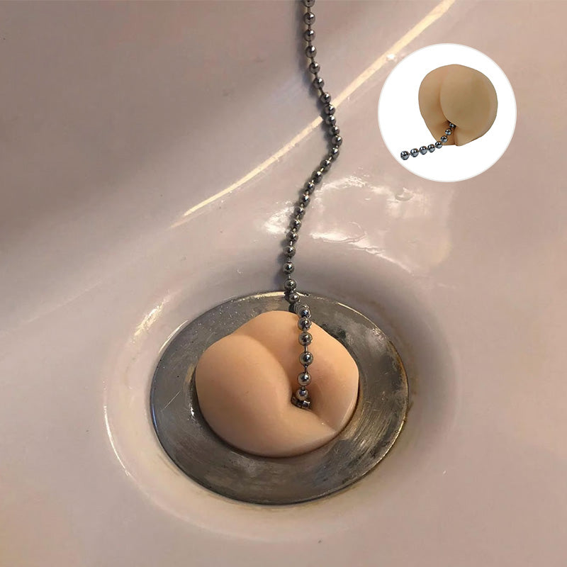 Funny Butt Beads Sink Plug