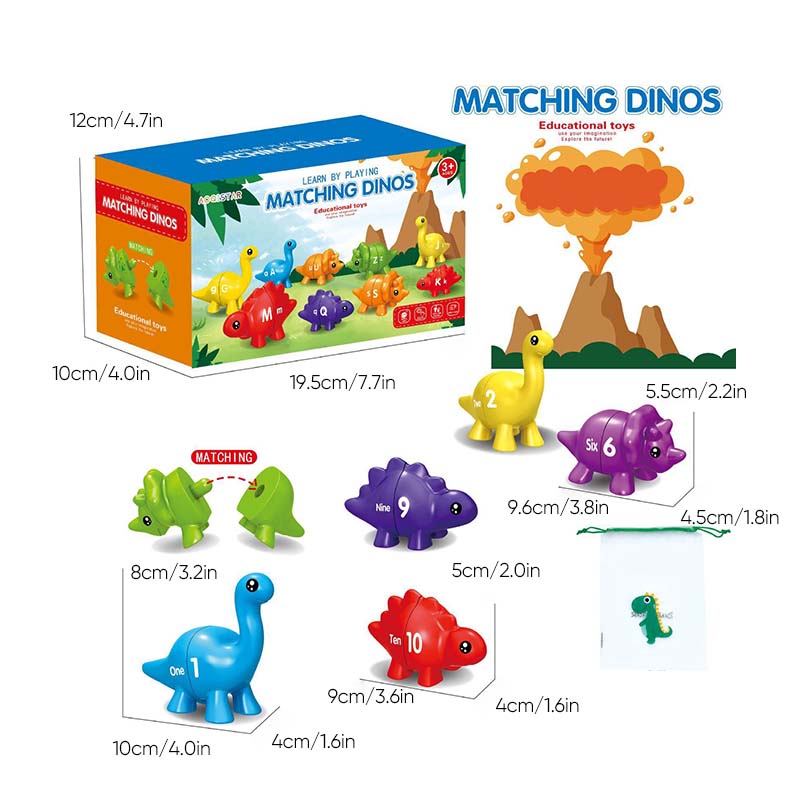 Dinosaur Number Matching Toy