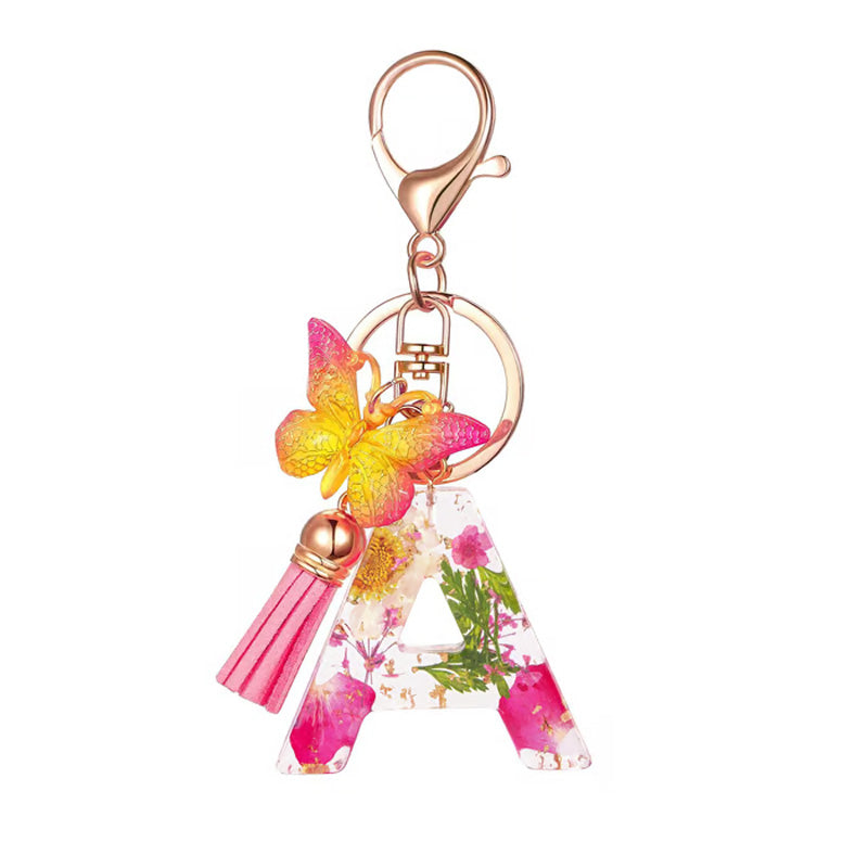 🌼Initial Letter Keychains