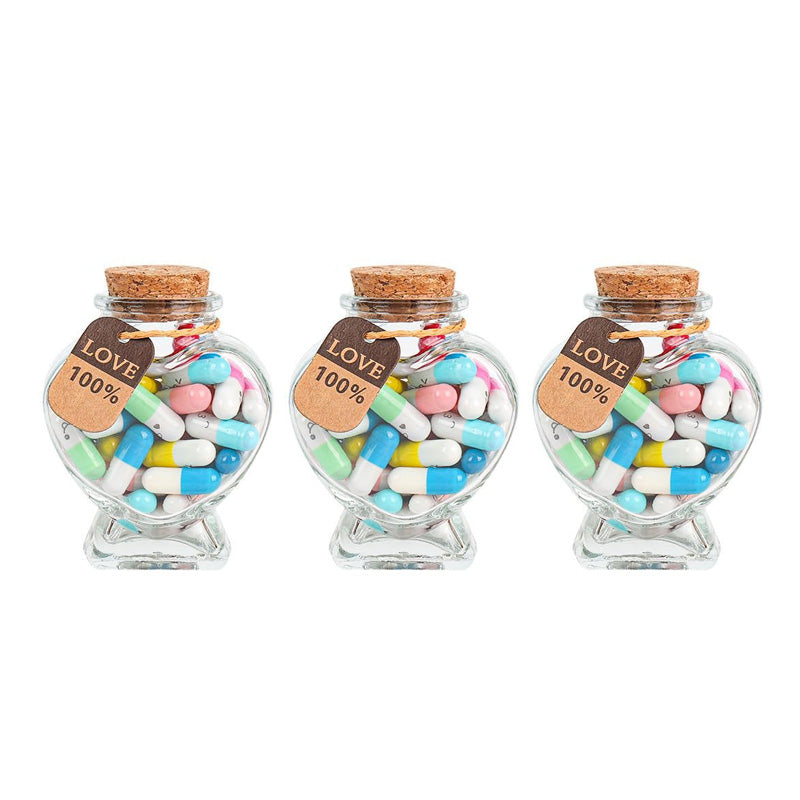 Custom 100 Capsules Letters Message In A Bottle (Mixed Color 🎁)