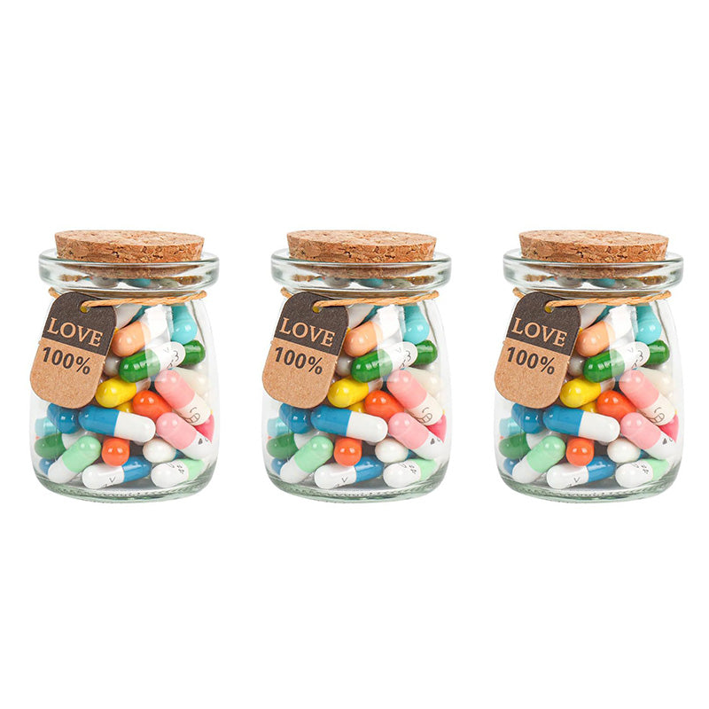 Custom 100 Capsules Letters Message In A Bottle (Mixed Color 🎁)