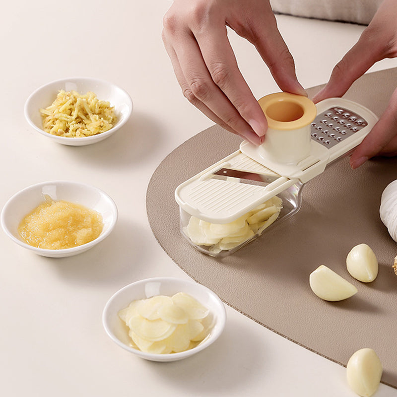 Multifunctional Garlic Grinder & Mandoline Slicer