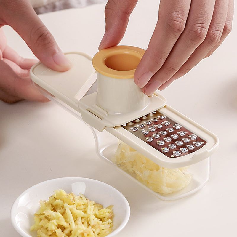 Multifunctional Garlic Grinder & Mandoline Slicer