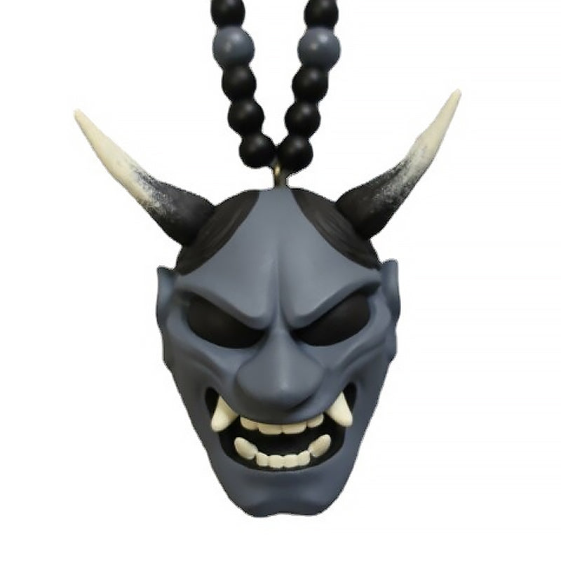 Samurai Assassin Demon Mask Car Pendant