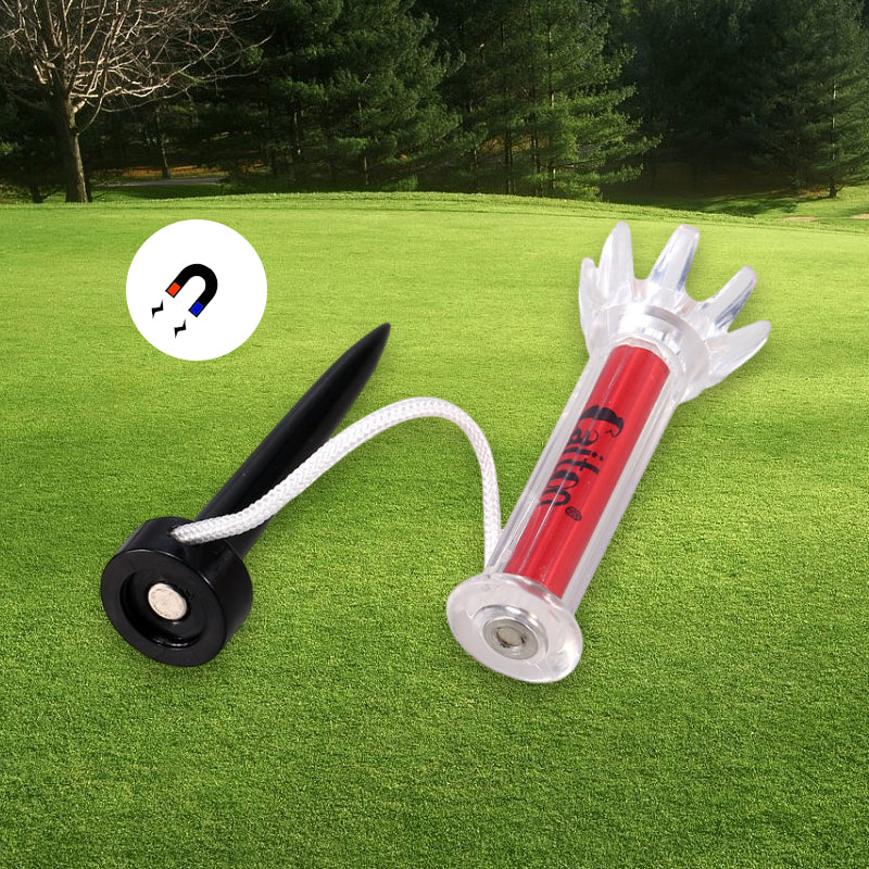 Golf Tee with Magnetic Plastic 360 degree Bounce