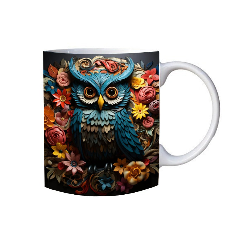 Owl Print Mug