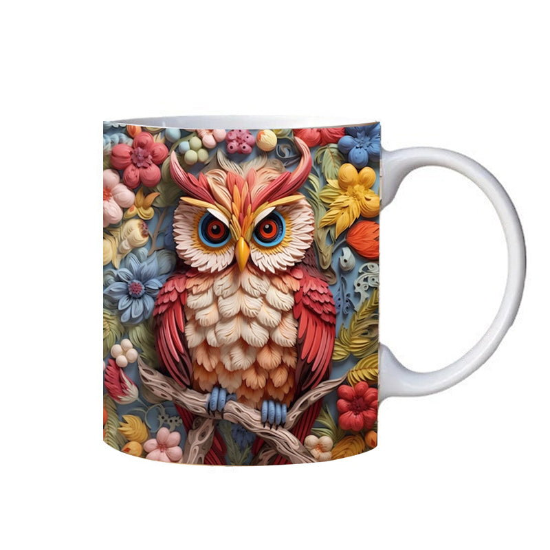 Owl Print Mug