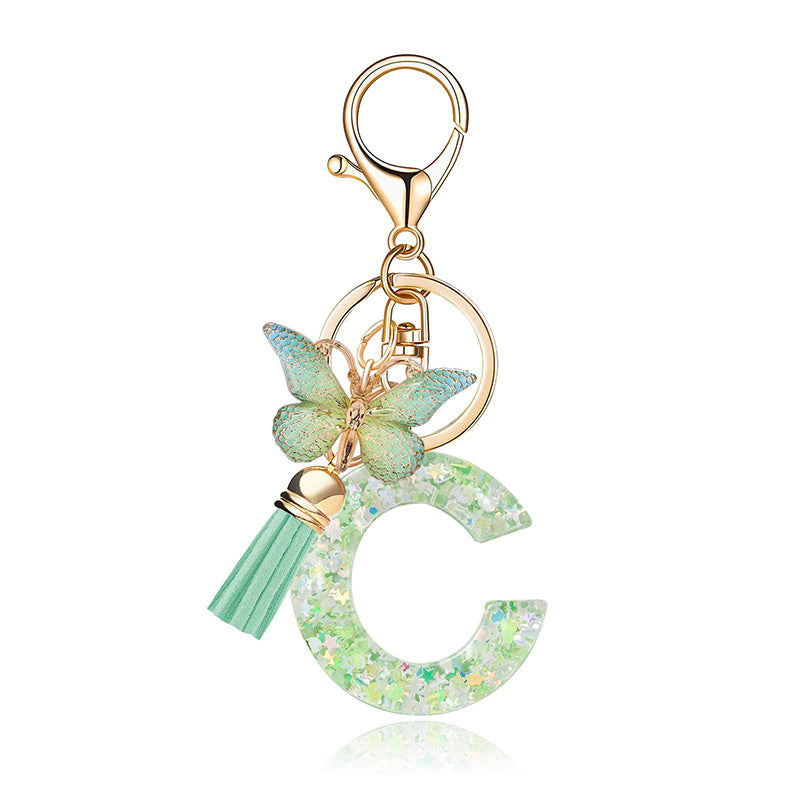 🌼Initial Letter Keychains