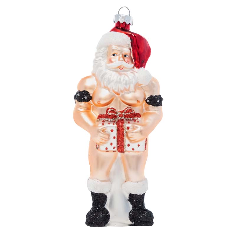 Funny sculptural Christmas ornaments