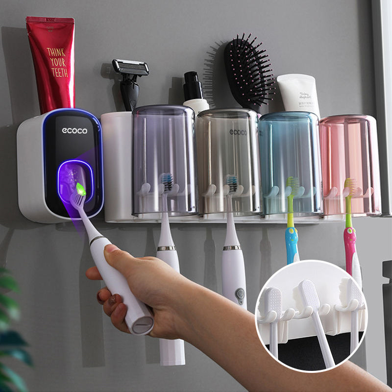 Hole-free Toothbrush Storage Rack