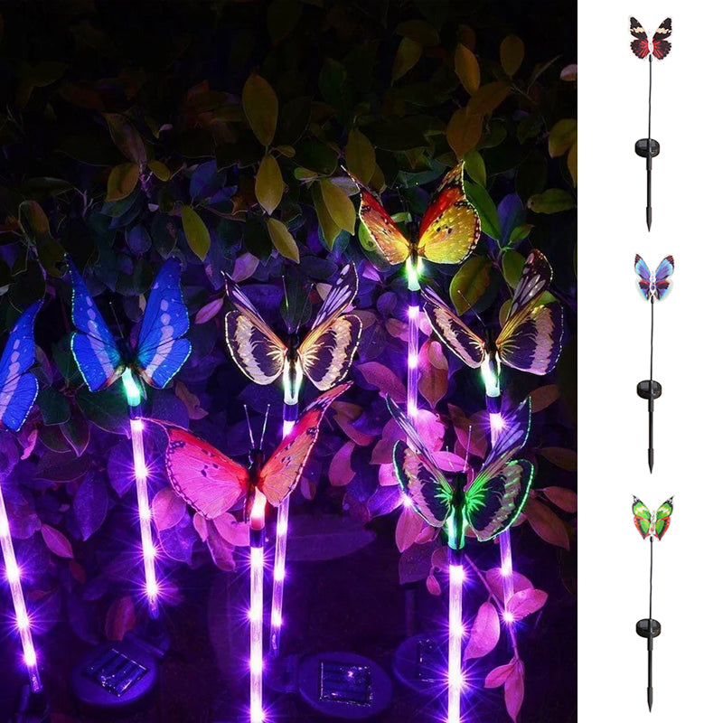 Outdoor Solar Garden Butterfly Lights Decor