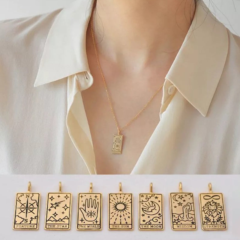 Tarot Card Pendant Necklace