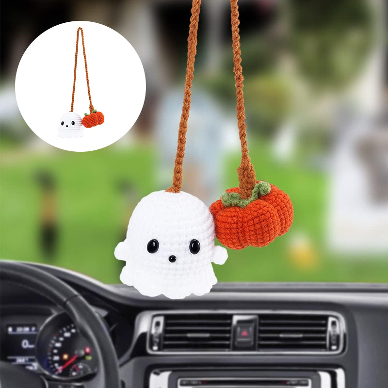 Ghost Knitted Wool Pendant