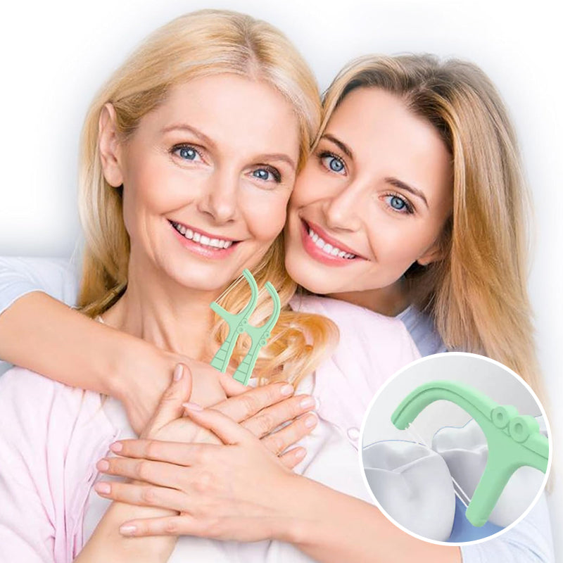 Disposable Floss Picks Twin-Line