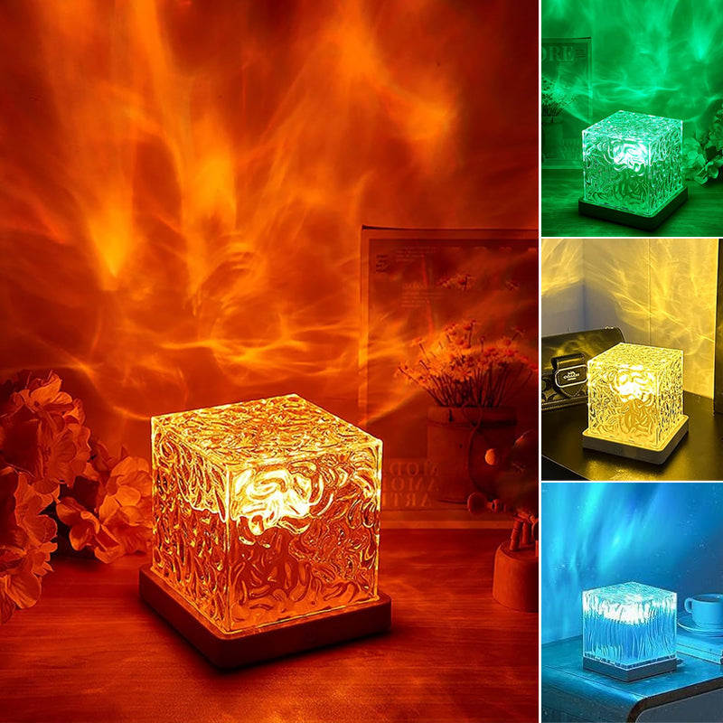Flame Northern Lights Rotating Mood Light