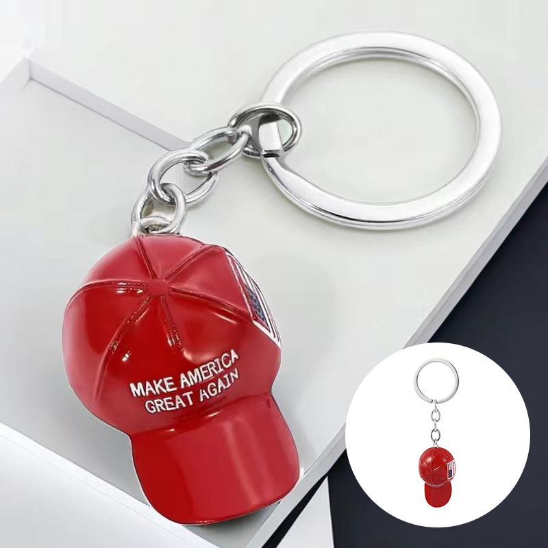 Hip Hop Baseball Cap Keychain