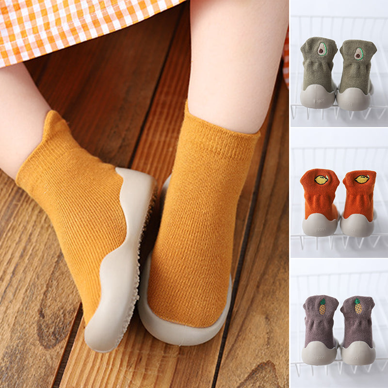 Knitted Embroidered Baby Toddler Shoes