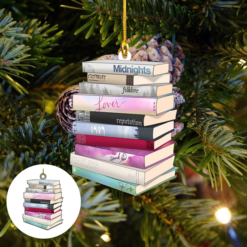 Taylor Albums as Books Ornament