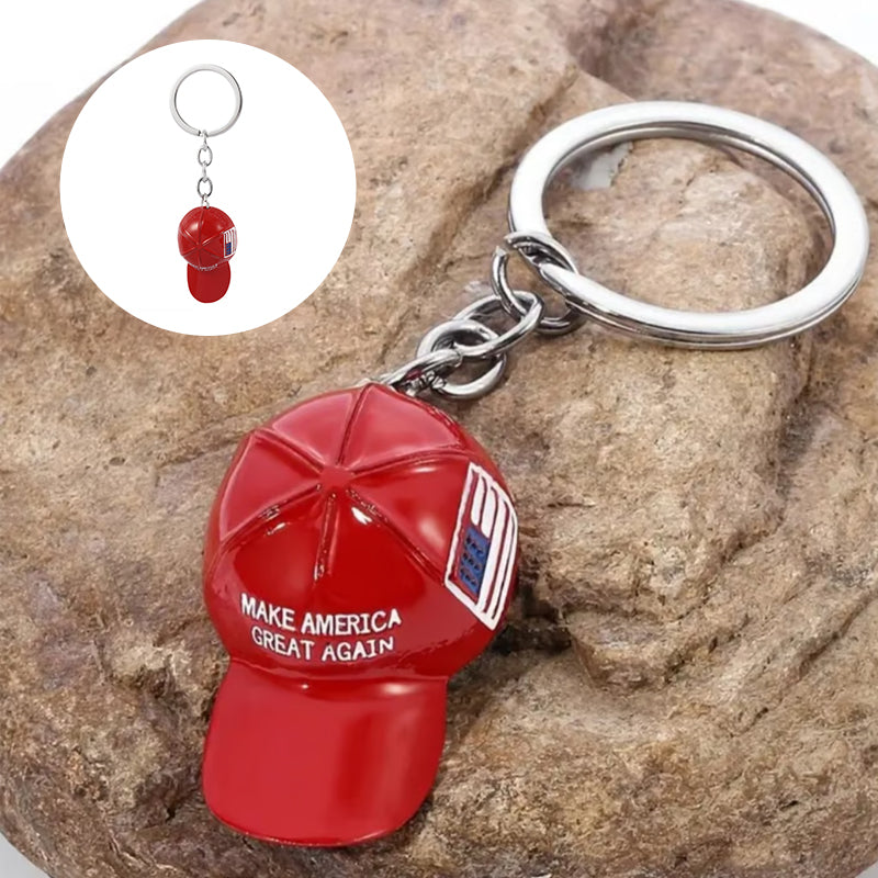 Hip Hop Baseball Cap Keychain