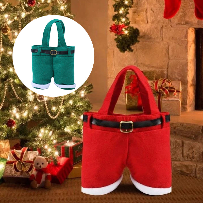 Christmas Pants Pocket Candy Bag