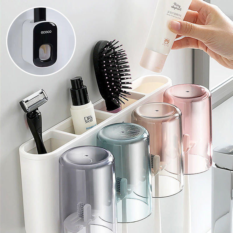 Hole-free Toothbrush Storage Rack