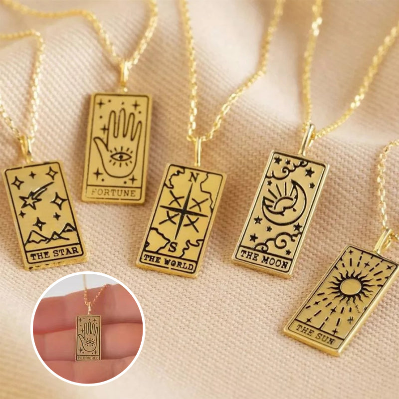 Tarot Card Pendant Necklace